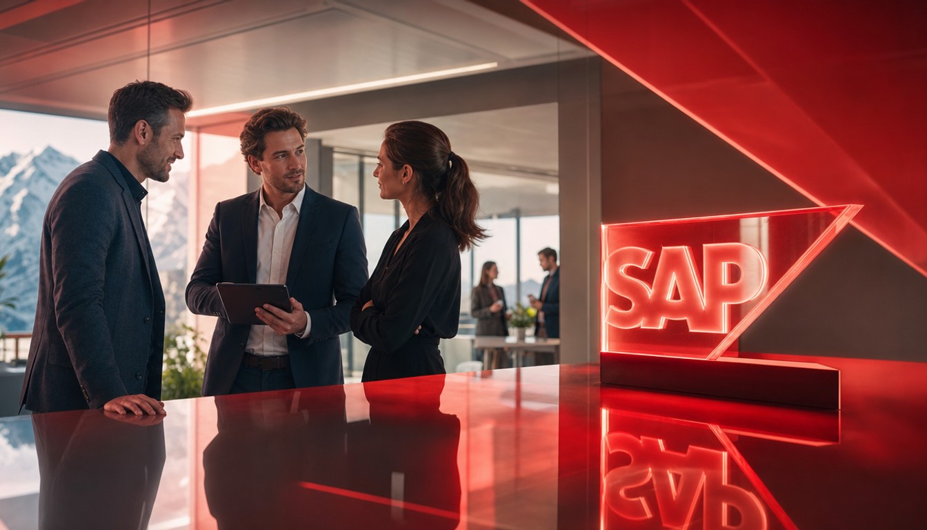 Workato SAP Integration Flussdiagramm: SAP ERP verbindet sich über Workato iPaaS mit CRM, ITSM und E-Commerce